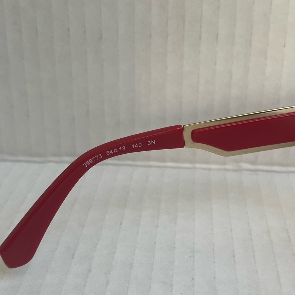 Michael Kors Red and Brown Modern Glasses - Picture 4 of 4